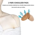 thumbnail image 4 of 1 Pair Shoulder Pads Silicone Pad Soft Shoulder Enhancer Sticky Shoulder Pad Adhesive Shoulder Enhancer Soft Silicone Shoulder, 4 of 5