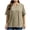 Khaki, variant on Womens V Neck Blouses Summer Short Sleeve Casual Tops For Women Loose Fitted Textured Going Out Tops Soft Comfy Work Shirts Modest All Match Tunics For Everyday And Business Casual