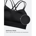 thumbnail image 3 of CRZ YOGA Butterluxe Strappy Longline Sports Bras for Women Double Spaghetti Strap Workout Yoga Crop Top, 3 of 6