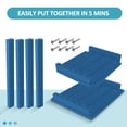 thumbnail image 7 of Nalone 2-Tier Outdoor Side Table, HDPE All Weather Outdoor Coffee Table Adirondack Patio End Table, Outside Deck Table for Indoor Living Room Bedroom Porch Backyard, Navy Blue, 7 of 7