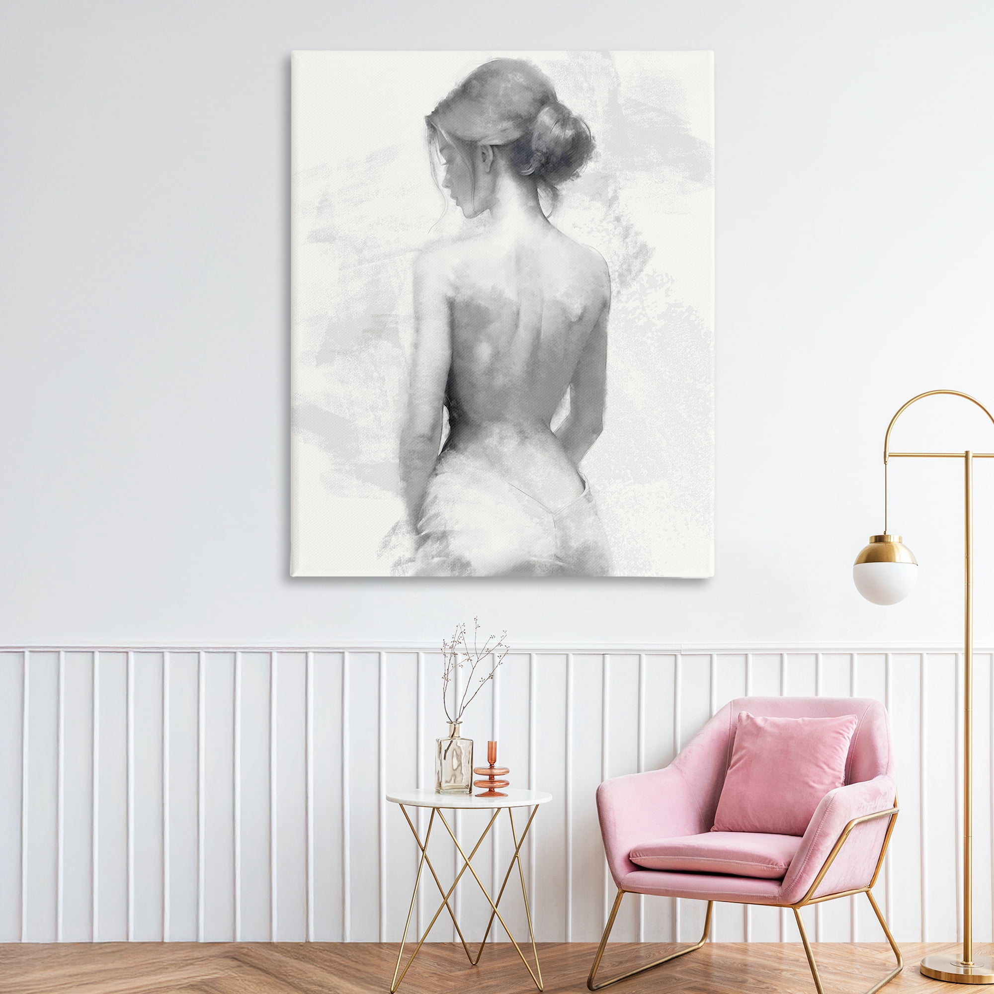 Stupell Industries Mine Elegant Figure Canvas Wall Art, design by Kim Allen