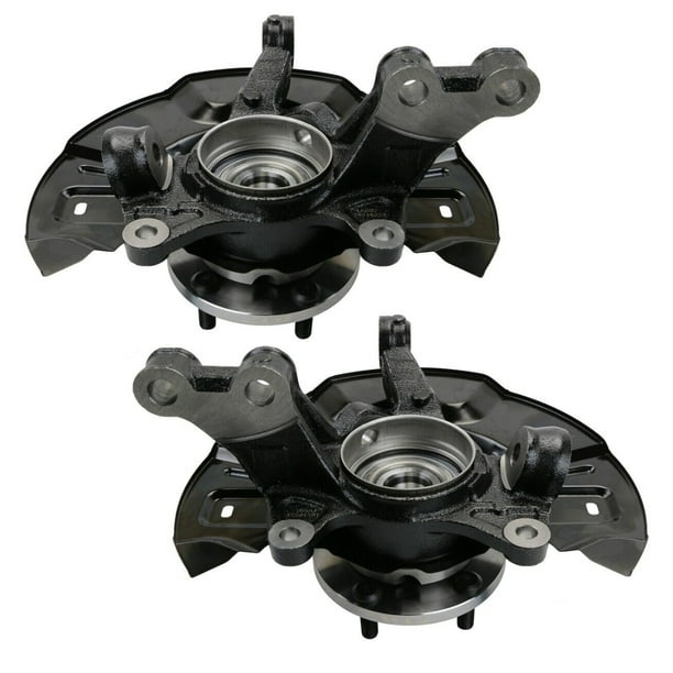 AutoShack Front Steering Knuckle and Wheel Bearing Hub Assembly 5 Lugs