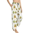thumbnail image 2 of Uemuo Lovely Avocado Pattern Women's Wide Leg Palazzo Lounge Pants with Pockets Light Weight Loose Comfy Casual Pajama Pants-Medium, 2 of 9
