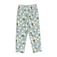 thumbnail image 4 of Xecao Tulips Flowers Women's Straight Lounge Pajama Pants: The Epitome of Relaxed Sleepwear, 4 of 9