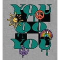 thumbnail image 2 of You Do You Adult Heather Gray Crew Neck Short Sleee Tee-Medium, 2 of 2