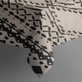 thumbnail image 5 of Boho Black and White Ethnic Pattern Rectangle Tablecloth 60"x102",Waterproof Polyester Rectangle Table Cloth, Wipeable Spillproof Polyester Tablecloth for Dining, Camping, Indoor and Outdoor, 5 of 6
