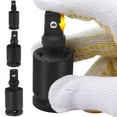 thumbnail image 1 of Ensemble de Douilles Universelles Pivotantes pour Cuisine 1/4 Robinet en Acier Inoxydable, 1 of 7