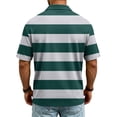 thumbnail image 4 of Men's Polo Shirts Short Sleeve Cotton Pique 3 Buttons Golf Shirts Classic Fit Casual Performance T-Shirt, 4 of 6