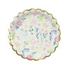 Meri Meri Floral Plates Sm , 8ct