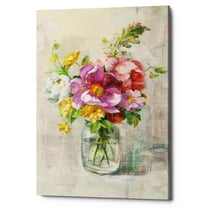 Epic Graffiti  'Summer Treasures II Crop' by Danhui Nai, Giclee Canvas Wall Art - Pink 18" x 26"