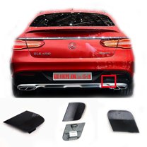 Trimla Rear Tow Cover for 15-19 Mercedes Benz W292 C292 AMG Line Fit GLE Coupe 350 400 420 450 500 550 2015 2016 2017 2018 2019 Bumper Towing Hook Eye Cap A2928854422