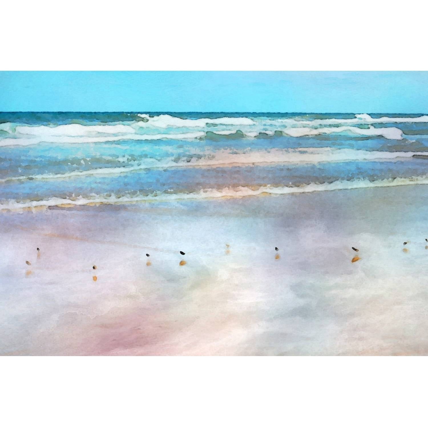 Tranquil Horizon Painting Print on Wrapped Canvas