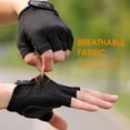 thumbnail image 4 of Gant de Vélo de Route Demi-Doigts Sport Course Absorbant les Chocs Respirant, 4 of 8