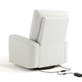 thumbnail image 5 of Storkcraft Sorrento Deluxe Power Recliner Swivel Glider, Ivory Basketweave, 5 of 12