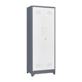 thumbnail image 2 of Yesfashion Metal Storage Cabinet With Lock, 73" Garage Storage Cabinet With 4 Adjustable Shelves, Locking Doors, Modern Tall Tool Organizer And Storage For Kitchen, 2 of 9