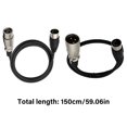thumbnail image 5 of YIEMEEN 5P to 3Pin Adapter Cable Large DIN 5Pin Male To 3Pin Male/Female Extended Cord, 5 of 11