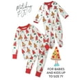 thumbnail image 5 of Honest Baby Clothing Gender Neutral Organic Cotton Holiday Sleep N Play, Sizes Newborn-9 Months, 5 of 8