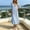 Light Blue, variant on Women's V-Neck Crochet Trim Linen-Blend Maxi Dress with Flounce Sleeves, Knit Lace Detail Dress, Ruffle Sleeve Boho Summer Dress Green XXXL