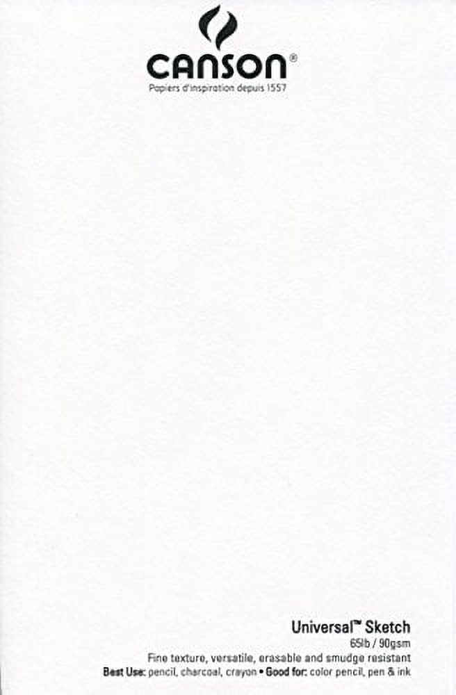 Canson Universal Sketch Pad - 14" x 17", Portrait, 100 Sheets