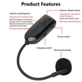 thumbnail image 2 of EIGTHTAIL 2.4G Head Mounted Wireless Microphone Plug Play Teacher Conference Speech Loudspeaker Mic System with Receiver, 2 of 7