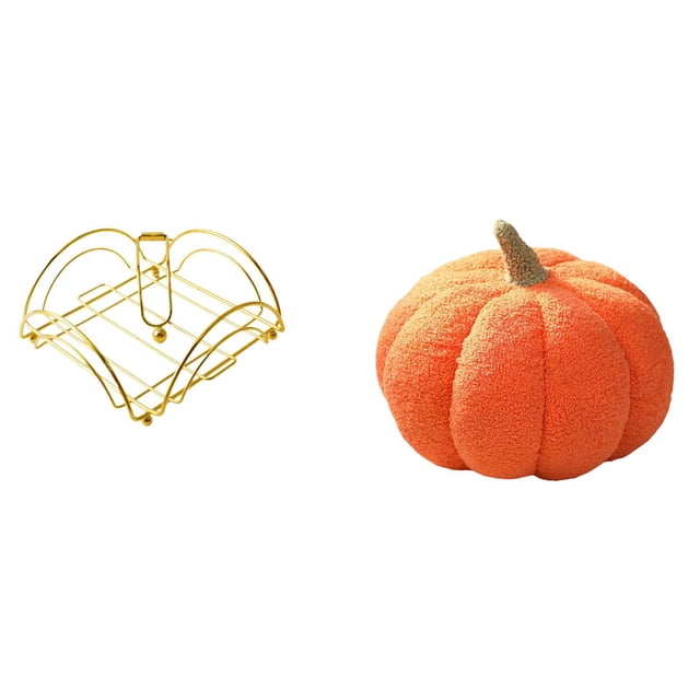Servilletero,Servilletero Soporte para pañuelos de papel de mesa,Almohadas de calabaza de Halloween,Almohadas de calabaza de Halloween Decoración del hogar Suave,Cojines de calabaza para