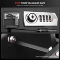 thumbnail image 6 of A-Premium Center Console Safe Storage Box with Keys and Tray Compatible with Toyota Tundra 2014-2021 Pickup, 6 of 6