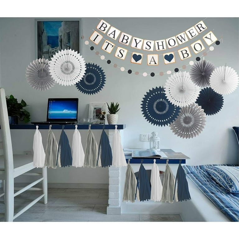 Boy Indoor Baby Shower Decorations Artificial Flower Decoration