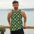 thumbnail image 6 of Rateoe Broccoli 3 Pattern Sleeveless Gym Shirt Muscle Tee Breathable Workout Shirt Slim-Fit Tank Quick Dry Fit Muscle Tank Top Bodybuilding Sleeveless T Shirt-X-Large, 6 of 7