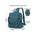 thumbnail image 3 of Gustave Backpack Purse for Women Anti-Theft Travel Convertible Backpack Shoulder Bag Nylon Waterproof Casual Daypack Satchel Handbag "Blue", 3 of 9