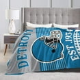 thumbnail image 4 of Football Fans Blanket Football Team Throw Blanket City Classic Flannel Blanket Plush Lightweight Soft Cozy Warm Fuzzy Fleece Football Gifts for Men Bedroom Decor Sofa Couch Bed 60"X50", 4 of 6