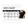 thumbnail image 2 of CASSIE LIZ Plus Size Short Sleeve Tops for Women Black 3X Criss Cross Shirts Fashion V Neck Pullover Casual Blouses Loose Fit Tee Spring Summer Tunics 3XL 22W 24W, 2 of 4
