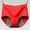 Red, variant on Soyumi Women's Seamless Underwear High Waisted Tummy Control No Show Panties Full Coverage Stretch Briefs, Black