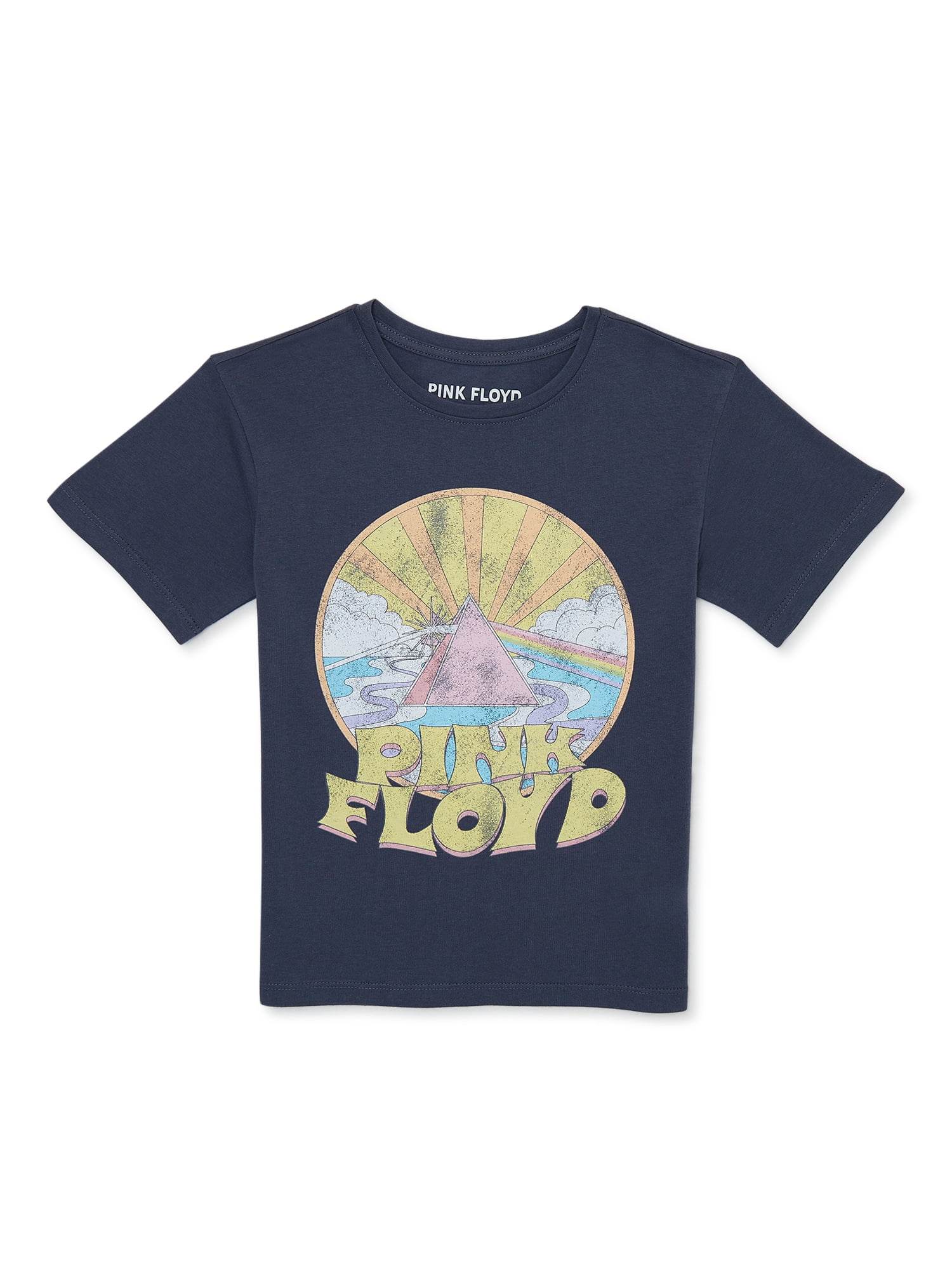 Wonder Nation Girls Short Sleeve Graphic T-Shirt, Sizes 4-18 And Plus
