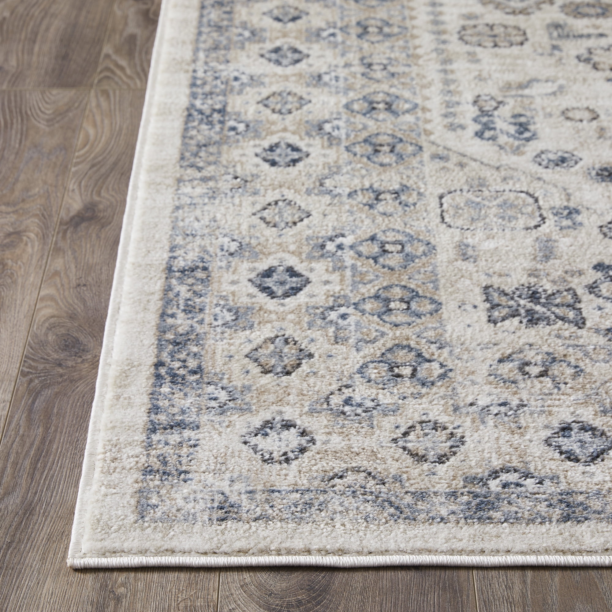 Loomaknoti Kehleigh Awester 5' x 7' Blue Oriental Indoor Area Rug