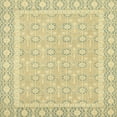 thumbnail image 1 of Ahgly Company Indoor Square Abstract Copper Green Oriental Area Rugs, 7' Square, 1 of 6
