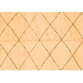 thumbnail image 1 of Ahgly Company Indoor Rectangle Solid Orange Modern Area Rugs, 6' x 9', 1 of 4