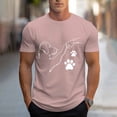 thumbnail image 1 of Tops para hombre, blusas y camisas de cuello redondo y manga corta para hombre, blusas casuales de cuello redondo con estampado de moda para hombre, blusas de cuello redondo y manga corta, camisas par, 1 of 6