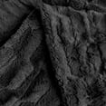 thumbnail image 6 of Home Soft Things Saga Double Sided Faux Fur Throw - Black - 50" x 60", 6 of 8