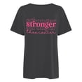 thumbnail image 4 of Graphic Tees for Women Casual Loose Letter Print Crew Neck Short Sleeve T Shirt Top for Everyday Comfort and Style Black S, 4 of 4