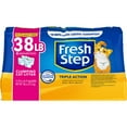 Fresh Step Triple Action Scented Litter, Clumping Cat Litter, 38 lbs