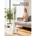 thumbnail image 5 of FOHERE 5L Ultrasonic Cool Mist Tower Humidifier, Smart Humidity Sensor with Remote, 48H Runtime Quiet Baby Bedroom Humidifier, Essential Oil Diffuser for Large Room Home Office, 3 Mist Speed, White, 5 of 7
