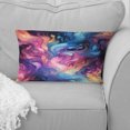 thumbnail image 1 of Designart "Cosmic Aura Camo" Abstract Throw Pillow - Modern Pillow For Couch - Insert And Pillows Covers For Bedroom Decor, 1 of 5