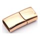 thumbnail image 4 of Paquete de 5 cierres magnéticos para bisutería, hebillas planas de cuero y llaveros. Oro rosa S, 4 of 7
