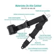 thumbnail image 3 of Cinturón De Seguridad De 3 Puntos Universal Retráctil 2pzs, 3 of 4