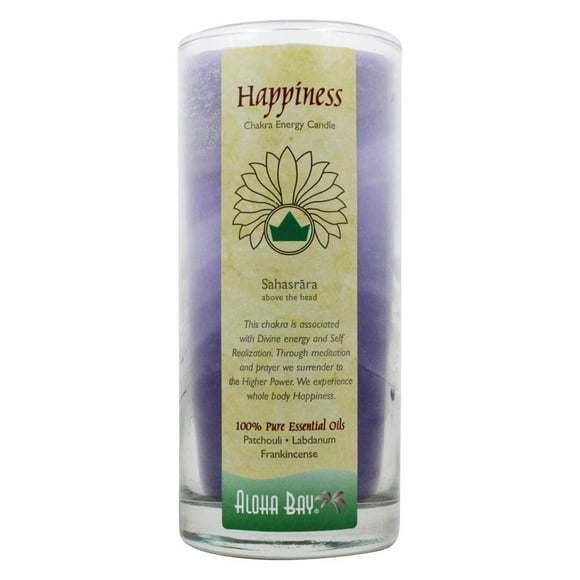 Aloha Bay - Chakra Energy Candle Jar Happiness - 11 oz.