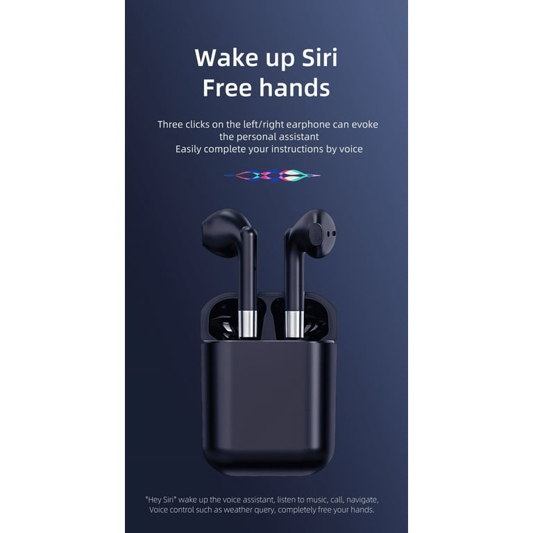 Wireless Earbuds Bluetooth 5.1 Wireless Headphones Bluetooth Earphones in Ear Noise Cancelling Earbuds with Mic Deep Bass LED Display IP7 Waterproof Walmart
