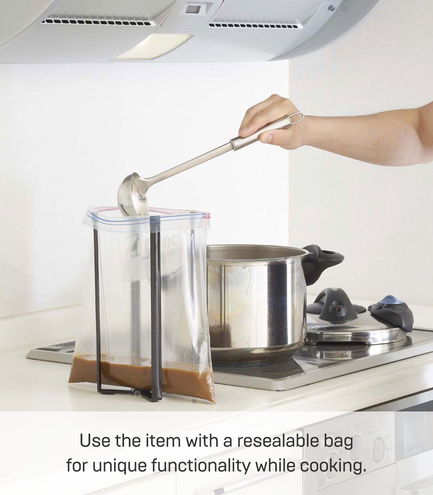 Yamazaki Home Collapsible Bottle Dryer, Black, Steel, Water Resistant, No Assembly