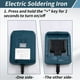 thumbnail image 4 of Soldador Eléctrico Inalámbrico de 60 W, Cabezal de Hierro 936 para Herramienta de Soldadura A Batería para de 18 V, Temperatura Ajustable de 300 A 510 ℃, 4 of 9