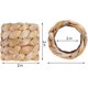 thumbnail image 2 of Paquete de 24 servilleteros tejidos, anillos redondos bohemios hechos a mano por jacinto de agua natural, servilleteros de tela para fiestas, bodas, suministros para decoración de mesa de cena, 2 of 3