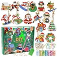 thumbnail image 1 of llavero DIY 5D Kit de pintura de diamante Llavero Santa Bolsa de árbol de Navidad Accesorio Hecho a mano Decoración de Navidad Regalo de Navidad para Navidad Año Nuevo 15PCS Irfora llavero, 1 of 7